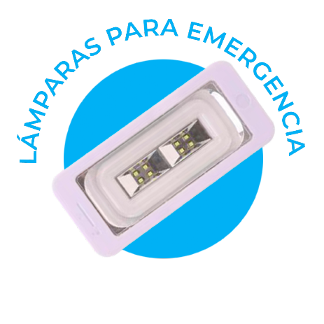 lampara de luz led para emergencias