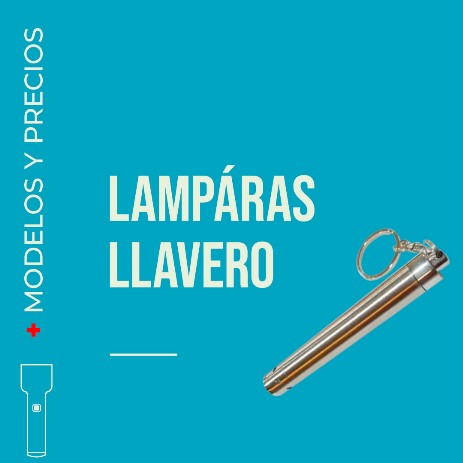 lampara led en llavero