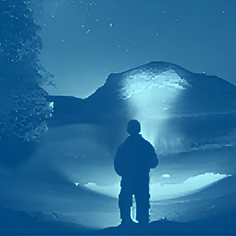 se muestra el uso de una lampara en lugar oscuro